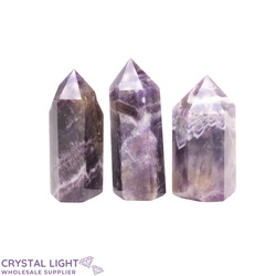 Polished Point Lots: Chevron Amethyst Point Lot