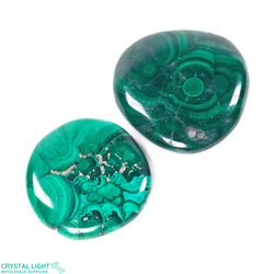 Flatstone Individuals and Lots: Malachite Flatstone Lot