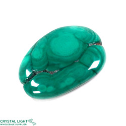 Flatstone Individuals and Lots: Malachite Flatstone (Single)