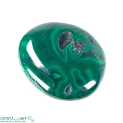 Flatstone Individuals and Lots: Malachite Flatstone (Single)