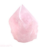 Rose Quartz Cut Base Point