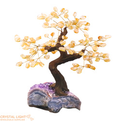 Medium Trees: Citrine Druse Tree (Single)