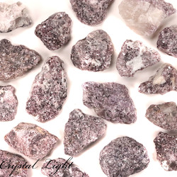 Rough by Weight: Lepidolite Rough Small /500g