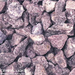 Rough by Weight: Lepidolite Rough Small /500g