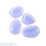 Blue Lace Agate Flatstone Lot