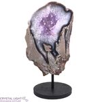 Amethyst Druse Slice on Stand