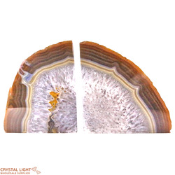 Bookends: Agate Bookend