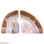 Agate Bookends