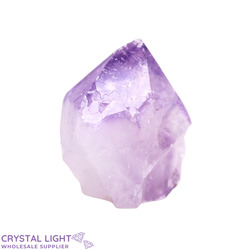 Cut Base Points: Amethyst Cut Base Natural Point