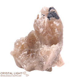 Elestial Formation: Smokey Citrine Elestial with Tourmaline