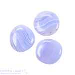 Blue Lace Agate Flatstone Lot