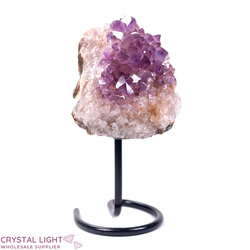 Display Pieces on Stand: Amethyst Druse on Round Stand