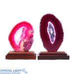 Agate Slice on Stand Lot