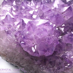 Single Druse Pieces: Amethyst Druse with Flower