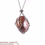 Mookaite Basket Necklace
