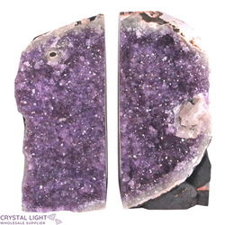 Auctions: Amethyst Bookends Large (AUCTION)