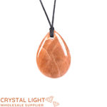 Peach Moonstone Necklace