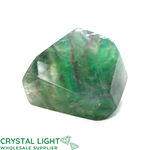 Rainbow Fluorite Faceted Shape