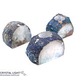 Mixed Agate Candle Holder Lot (Auction)