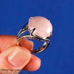 Rose Quartz Round Ring