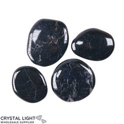 Flatstone Individuals and Lots: Black Tourmaline Flatstone Lot