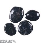 Black Tourmaline Flatstone Lot
