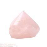 Rose Quartz Cut Base Point