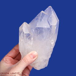Individual Natural Points: Tabular Quartz Triple Point