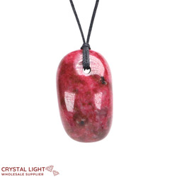 Necklaces: Thulite Tumble Necklace