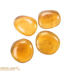 Flatstone Individuals and Lots: Yellow Fluorite Flatstone Lot