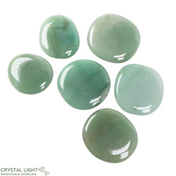 Flatstone Individuals and Lots: Green Aventurine Flatstone Lot