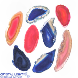 Slices: Mixed Agate Slice Lot