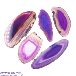 Slices: Purple Agate Slice Lot