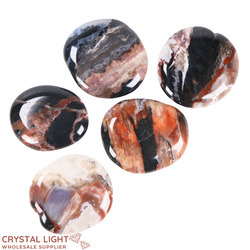 Flatstone Individuals and Lots: Sardonyx Jasper Flatstone Lot