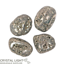 Tumble Lots: Pyrite Large Tumble Lot