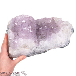 Single Druse Pieces: Amethyst Druse