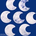 Clear Quartz Crescent