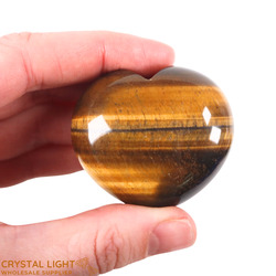 Hearts: Tiger's Eye Puff Heart