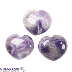 Hearts: Chevron Amethyst Puff Heart