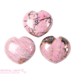 Hearts: Rhodonite Puff Heart