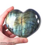 Labradorite Large Heart
