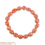 Fire Agate Tumble Bracelet
