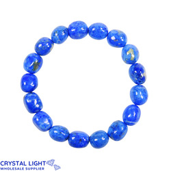 Tumble Bead Bracelets: Lapis Lazuli Tumble Bracelet