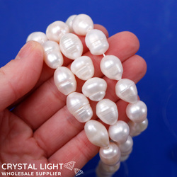 Shell and Pearl Beads: Freshwater Pearls - Large