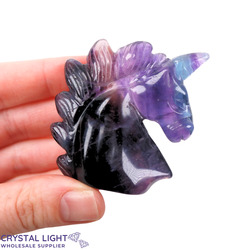 Animals: Rainbow Fluorite Unicorn