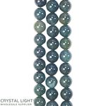 Moss Agate Beads 10mm