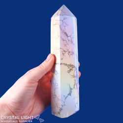Single Point Listings: Howlite Aura Large Point