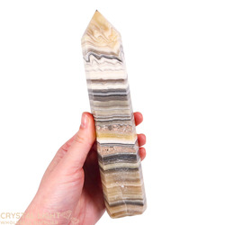 Single Point Listings: Banded Calcite Large Point