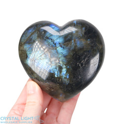 Hearts: Labradorite Heart