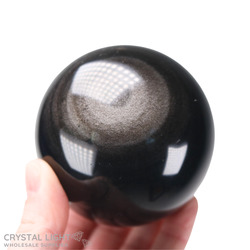 Spheres: Silversheen Obsidian Sphere /70mm